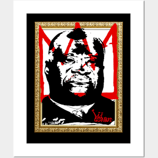 CLARENCE THOMAS BASIQUAT INSPIRED GOATUS Posters and Art